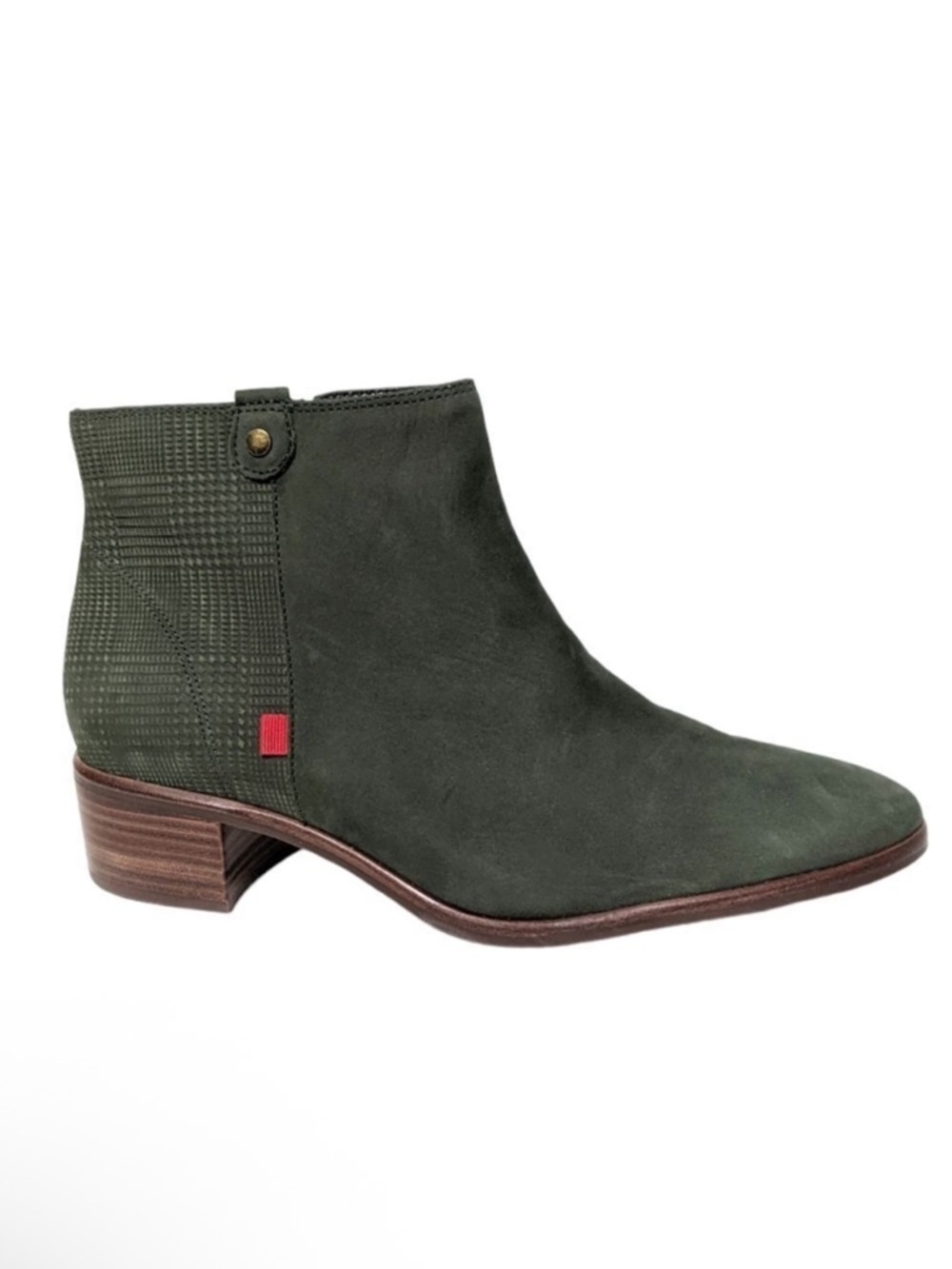 NWOB MARC JOSEPH Lenox Suede Leather Plaid Booties 10